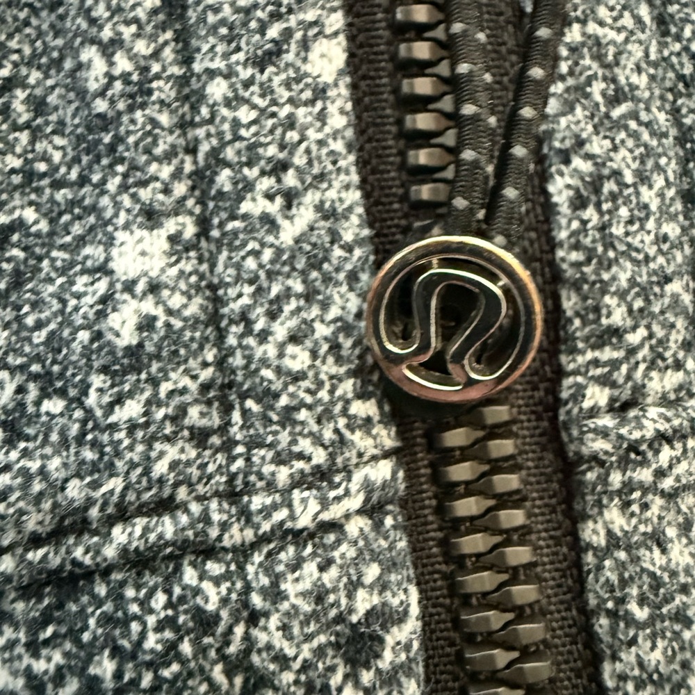 Lululemon Scuba Speckle Gray Full Zip-Up Hoodie - Picture 5 of 8